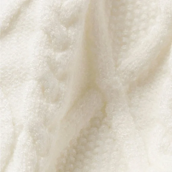 NWT SKIMS Cable Knit Pants Ivory Size Medium - Picture 7 of 9